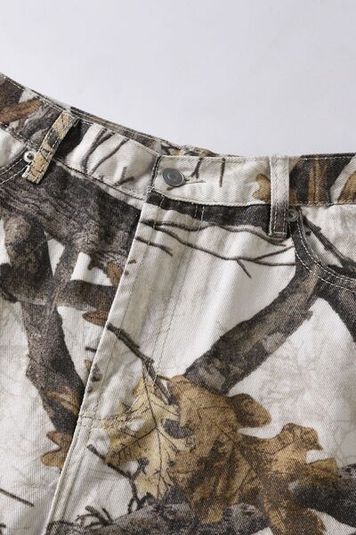 Men's Printed Straight Leg Jeans - Damned Threads
